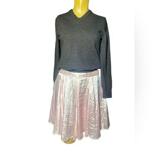 Madeline & Monroe Pink pastel satin Women's Skirt size M